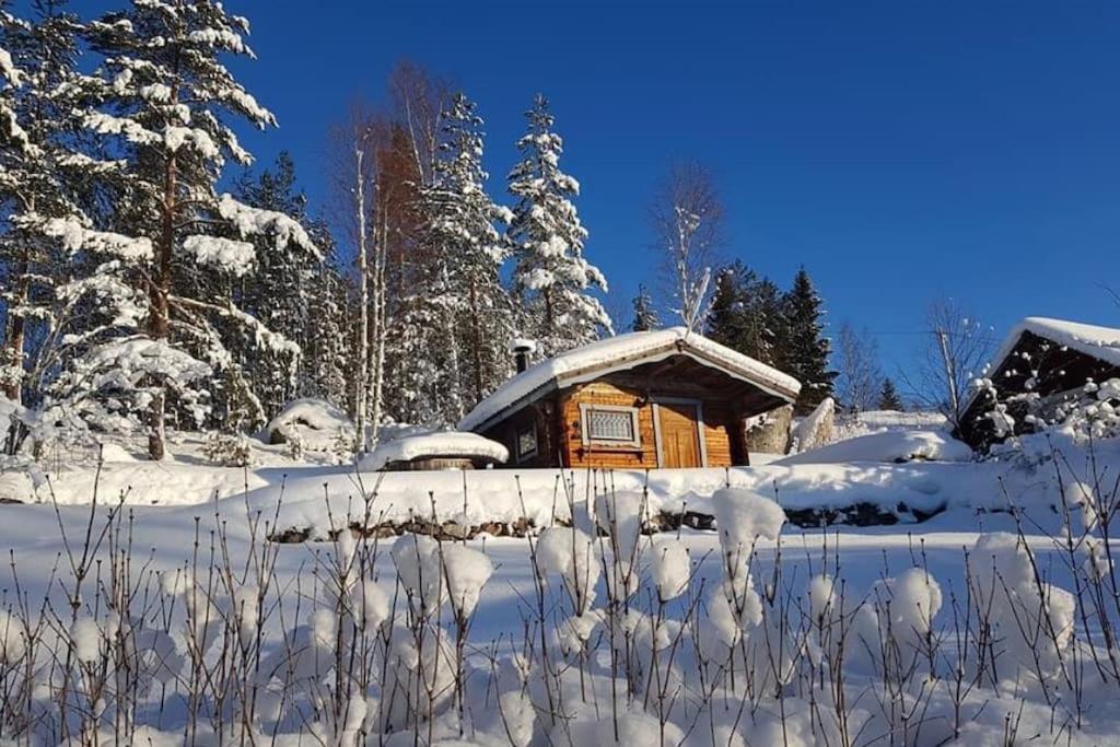 Egen Stuga Och Vedeldad Bastu Linghed Exterior photo